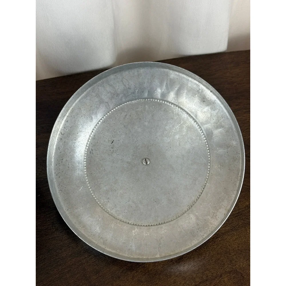 VTG 1960s BW Buenilum Hammered Aluminum‎ Covered Casserole Dish w/Lid 8 5/8